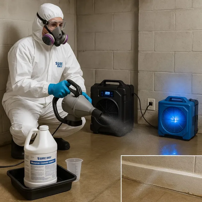 Sanitization and Odor Removal process in Bowie, MD